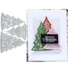 3Pcs Christmas Tree Dies Metal Die Cuts, 3Pcs Christmas Tree
