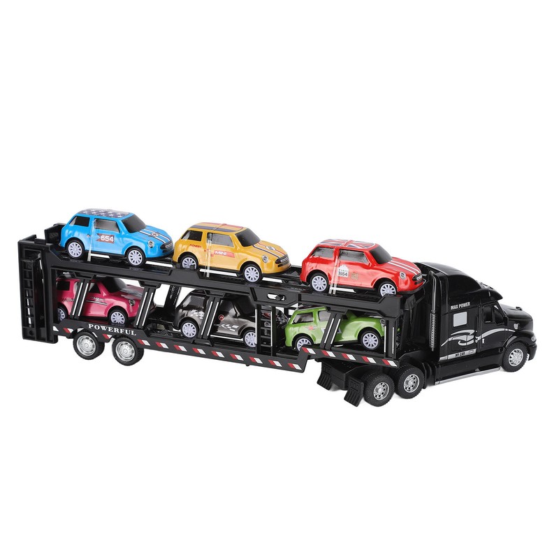 1:48 Carrier Truck Toy Model Alloy Detachable Six Car Kids