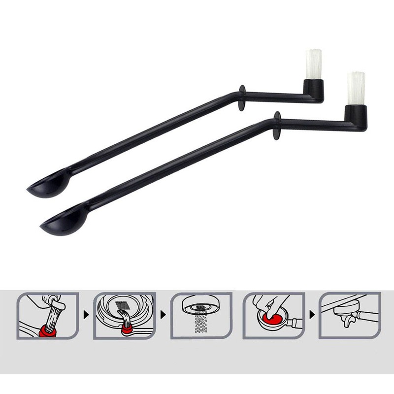 Number-One Coffee Machine Brush Cleaner Nylon Espresso Machine Brush Grinder