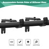 Creatyi Adjustable Curtain Rod Brackets - Heavy Duty 1 Inch