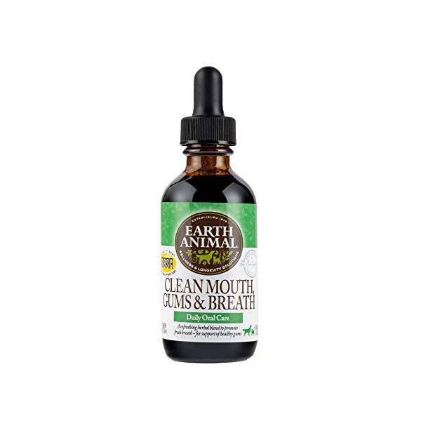 Earth Animal Organic Herbal Remedies Clean Mouth, Gums & Breath