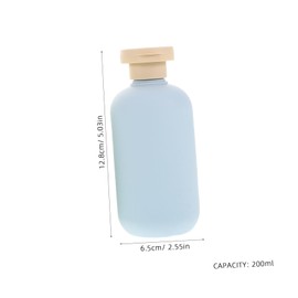 WOONEKY 3pcs Travel Shampoo Conditioner Bottles Refillable Toiletry Containers Leak Resistant Travel for Compact Portable Use