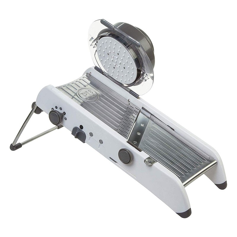 PL8 Professional Mandoline - Versatile Slicer with Adjustable Straight, Waffle,