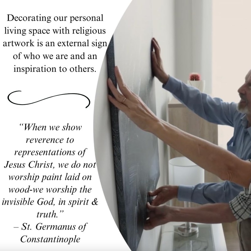 Divine Mercy Picture Framed Wall Art Decor, Extra Large, Classic