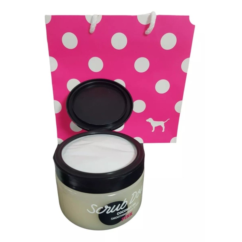 Victoria's Secret Exfoliante Body Coconut Oil Pink + 1 Mascarilla