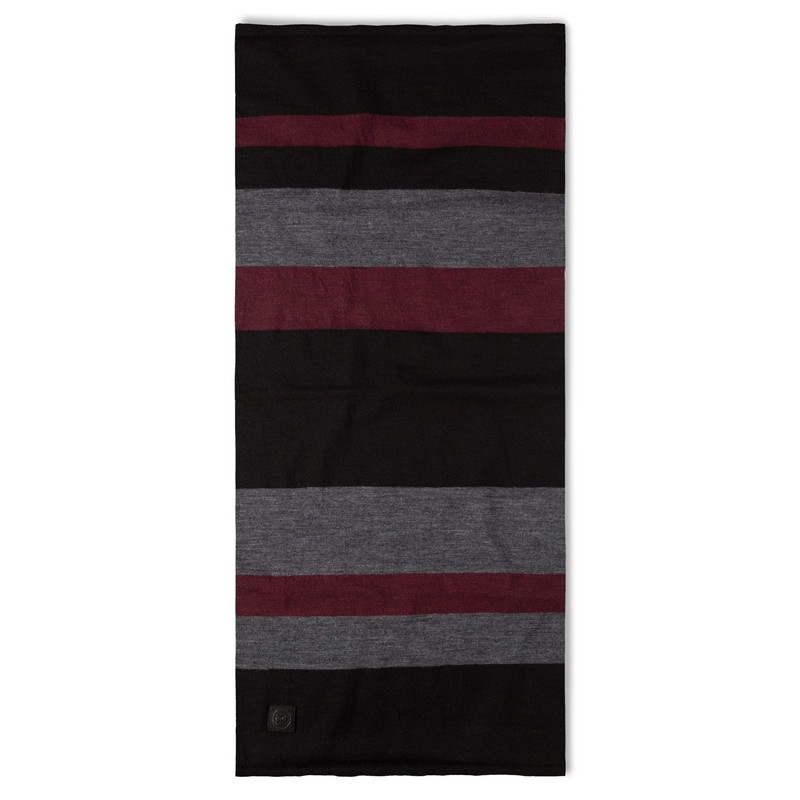 Buff Merino Multifunctional Neck Warmer 1302209991000, Women, Men's Scarf, Black,