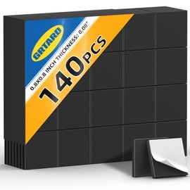 Grtard 140 Pcs Square Magnets with Adhesive Backing, Magnetic Tape, Magnet Dots, Flexible Self Adhesive Magnets for Crafts, Magnetic Strips Small Sticky Magnetic Dots for Hanging (Square)