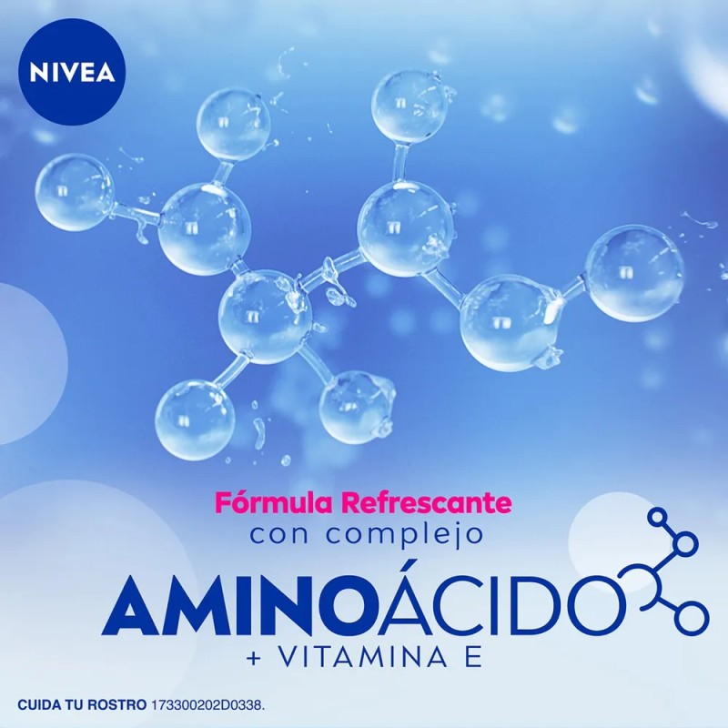 Agua Micelar Nivea Piel Normal Complejo Aminoácido 400 Ml