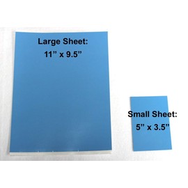 All-Stick Heavy Duty Double Sided Mounting Tape Sheets - 2-Sided - Instant Hold - Weather Proof - Permanent (Large 3 Pc Pack)