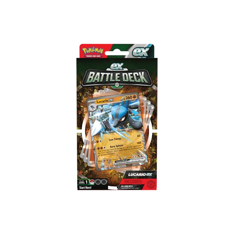 Pokémon Trading Card Game - Ex Battle Decks "Lucario" or