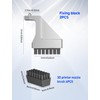 P1/X1 Nozzle Wiper for Bambu-Lab P1S/P1P/X1C/X1E 3D Printers, Silicone Brush