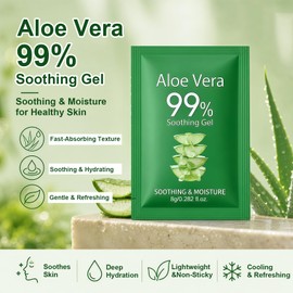 30PCS Aloe Vera Gel,Aloe Vera Soothing Gel,Natural Moisturizing Lotion for Soothing Skin Care,Long Lasting Moisturizing body Lotion,After Sun Skin Care Cream for Face and Skin