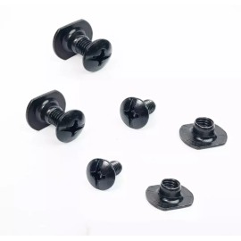 Phalanx International, LLC 12.5mm ACH MICH HELMET HARDWARE SET 4-POINT CHINSTRAP SCREW BOLT & NUT 4pk New