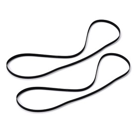 Alnicov 2 x Record Player Belts Folded Length 200mm for Retro Vinyl Record Players Fits All Types of Belt Operated Turntables