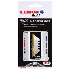 Lenox 20352-Gold Power Arc Curved100D Utility Knife Blades - 100 per Package