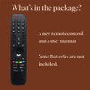 MR24GA Replacement Remote Control with Voice and Pointer Function Ergonomic