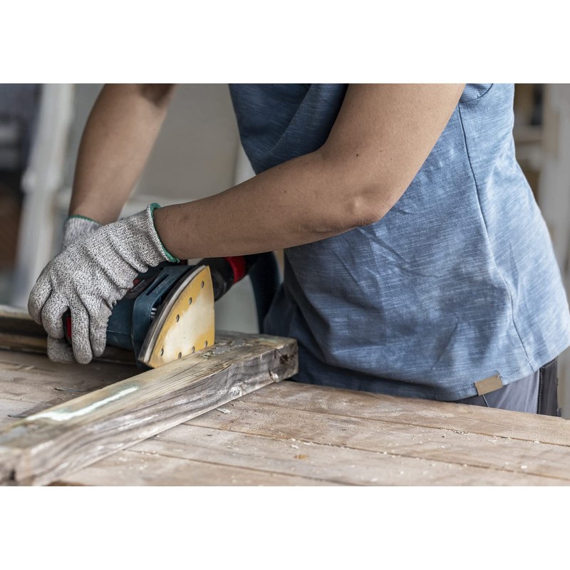 Bosch 10x EXPERT C470 Sandpaper (for Paint on wood, Hardwood,