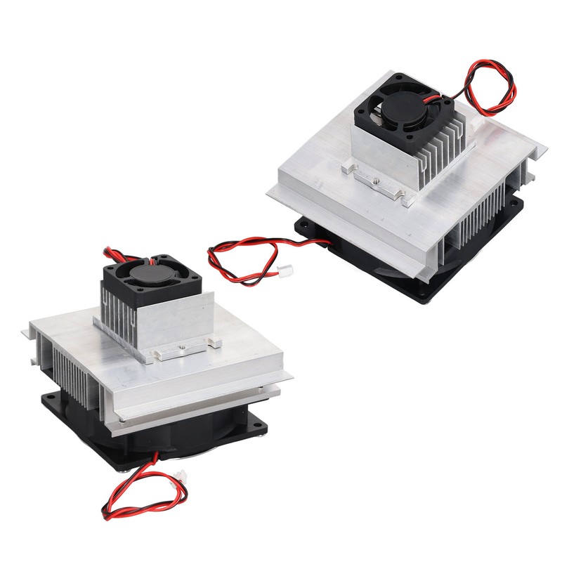 Refrigeration Cooler Dual Core Cooling Fan System Set Kit for