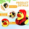 Lewtemi 12 Pcs 2 Inch Mini Pirate Rubber Ducks Cruise