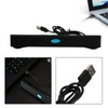 Areyourshop USB Power Computer Speakers Stereo Sound Bar With Clip