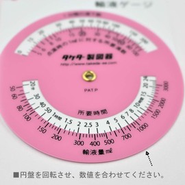Infusion Gauge Round Pink 25-3050