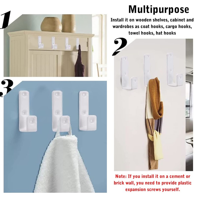 MDPLY 4 Pack Bunk Bed Ladder Hook, Inside 1" Kids