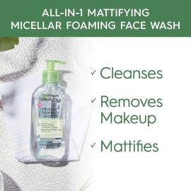Garnier Skinactive Micelar Espuma Facial Wash, Para La Piel