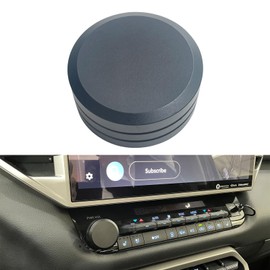 RedOrchard Overall Metal Material Display Radio Volume Knob Power Control Switch Fit for Toyota Tundra & Sequoia 2022 2023 2024 2025 14 Inch Display