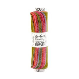 Marley's Monsters UNpaper Toallas – Rollo de 12 unidades, toallas de papel reutilizables de algodón, sin árbol (volcán)