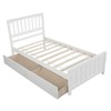 Twin Bed Frame with Drawers, Kids Platform Twin Bed with