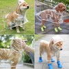 Qcwwy Dog Raincoat, Transparent Pet Raincoat, Comprehensive Protection, Pet Rain