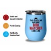 Bird Lover Blue Edition Wine Tumbler 12oz - Awsome Bird