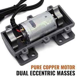 DC 12V Electric Vibration Motor with Speed Controller & Remote Control - 3800RPM for Massage Chairs, Beds, Vibration Machines (UK Plug)