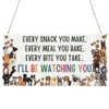Second Ave Funny Dog Pet Snack Wooden Hanging Rectangle Home