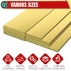 Uxney 3/16" x 3" x 8" Brass Bar Stock, 5x75x200mm