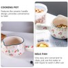 Angoily 1pc Strawberry Milk Pan Ceramic Cooking Pot Milk Boiling