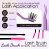 Eyelash Extension Set, DIY Eyelash Clusters, Lash Extensions Set, Cluster