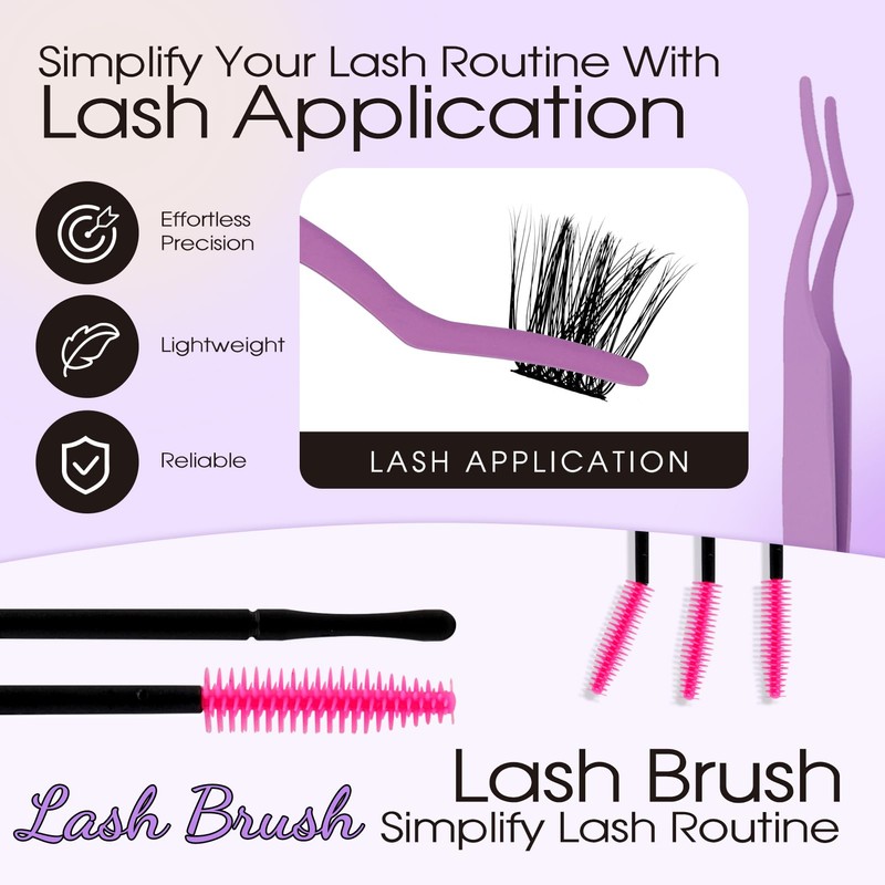 Eyelash Extension Set, DIY Eyelash Clusters, Lash Extensions Set, Cluster