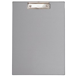 MAUL 2335295 A4 Portrait Clipboard with Foil Cover - Silver