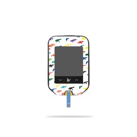 MightySkins Skin Compatible with Abbott Freestyle Precision Neo - Fun Guns | Protective, Durable, and Unique Vinyl Decal wrap Cover | Easy to Apply, Remove, and Change Styles | Made in The USA