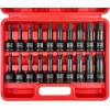 MIXPOWER 1/2 Drive Master Impact Hex Bit Set 20 Piece