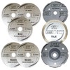 MTP Brand Pack of 8 Assort 3" Wood Plastic Metal