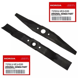 Honda Genuine OEM Honda 72511-VE1-020 & 72531-VE2-020 Lawn Mower Blade Set for HRR216