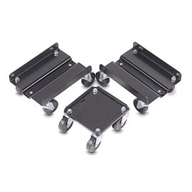 Raider SM-12165 Mini Black Steel Snowmobile Dolly Set (1,500 lb Weight Capacity)