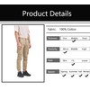 Men's Cargo Joggers Work Camo Chino Utility Combat Pants Trousers