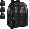 24 Pack Bulk Mesh Backpacks for School Kids, Adults, Beach,