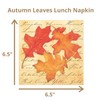 Party Themes & More Fall Harvest Disposable Napkins Autumn Leaves