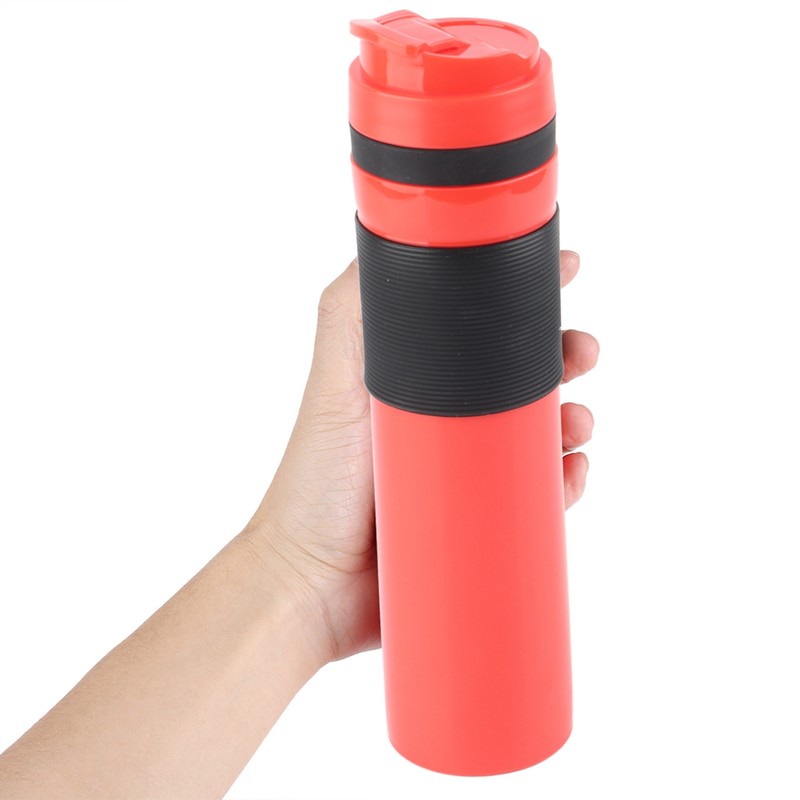 350ml Portable Coffee Press Bottle Tea Coffee Maker Drinking Water