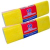 All Purpose Super Absorbent Cleaning Cloths, Two Packs of 10,