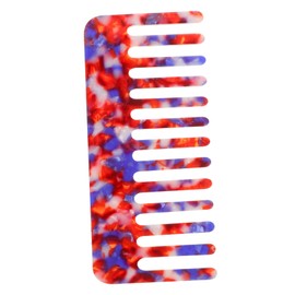 Minkissy Hair Detangling Comb Portable Wide Tooth Scalp Comb for Women and Men for Straight and Curly Hair Sturdy Design for Easy Grooming Acetate Material Family and Friends